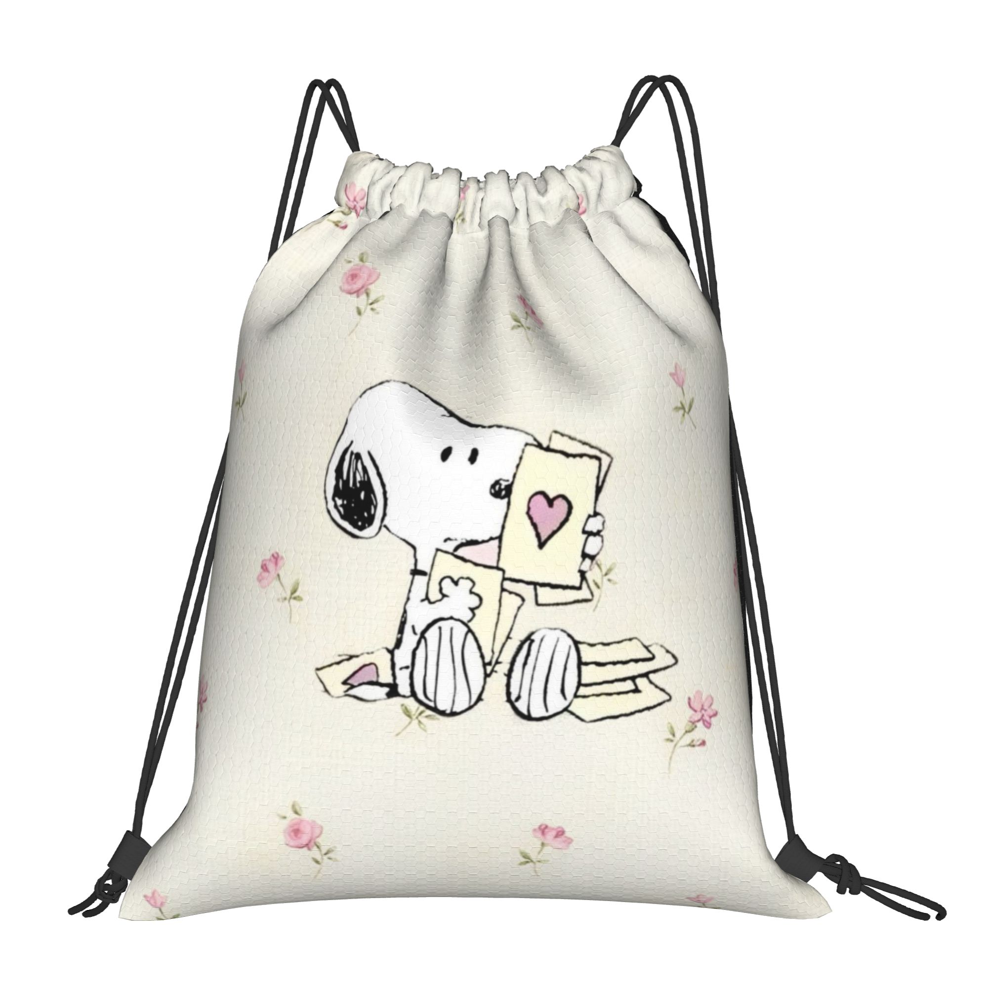 Drawstring Gym Bag - S-Snoopys Loving Gesture Rucksack mit Kordelzug,