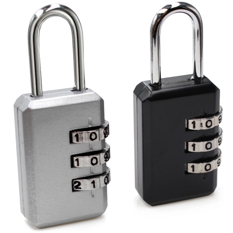 Backpack Lock Combo - Kleines Kombinationsschloss mit 3-stelliger Zahlenkombination für