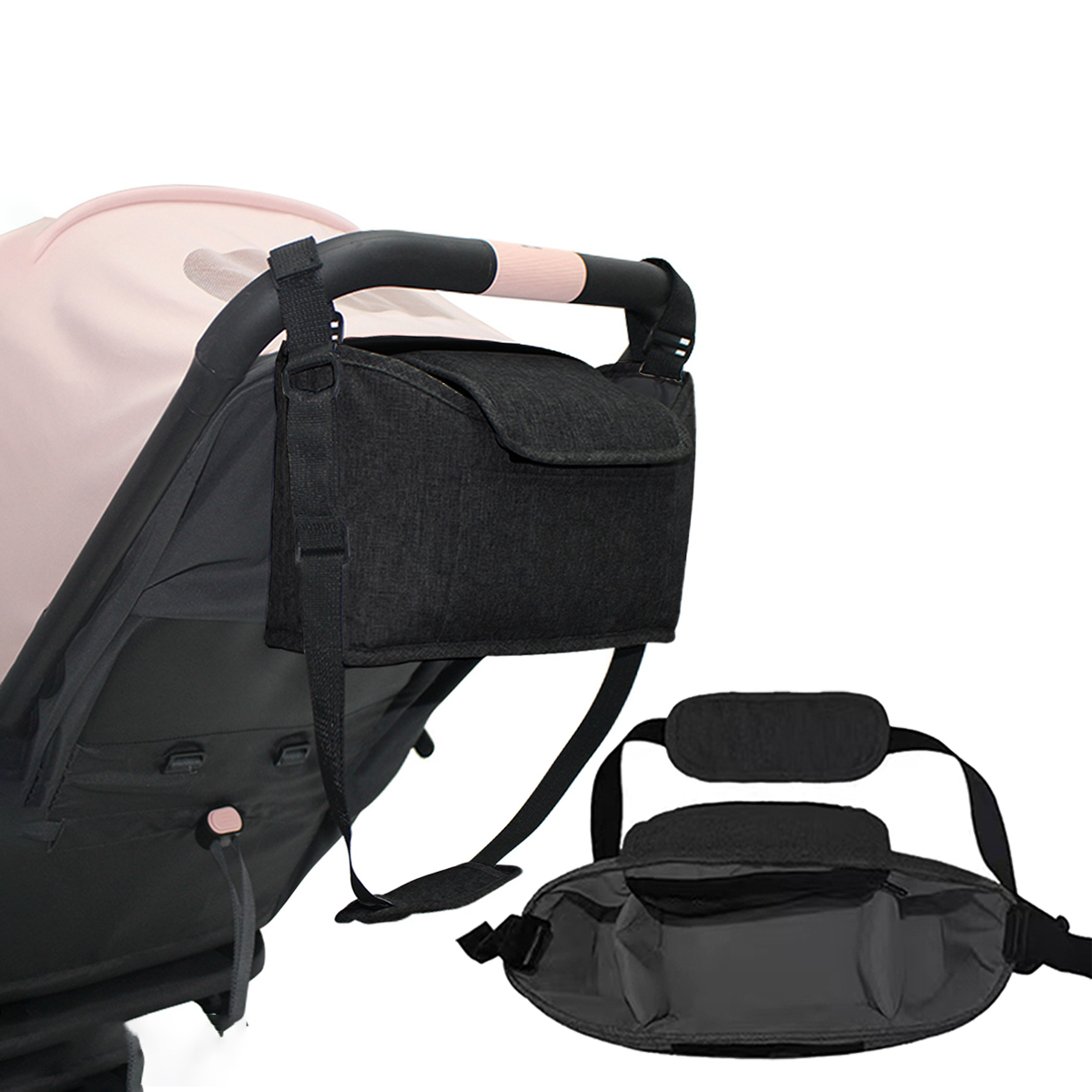 Backpack Diaper Bag - Kinderwagen-Aufbewahrungstasche, Multifunktional, Große Kapazität Kinderwagen-Hängetasche, Modische