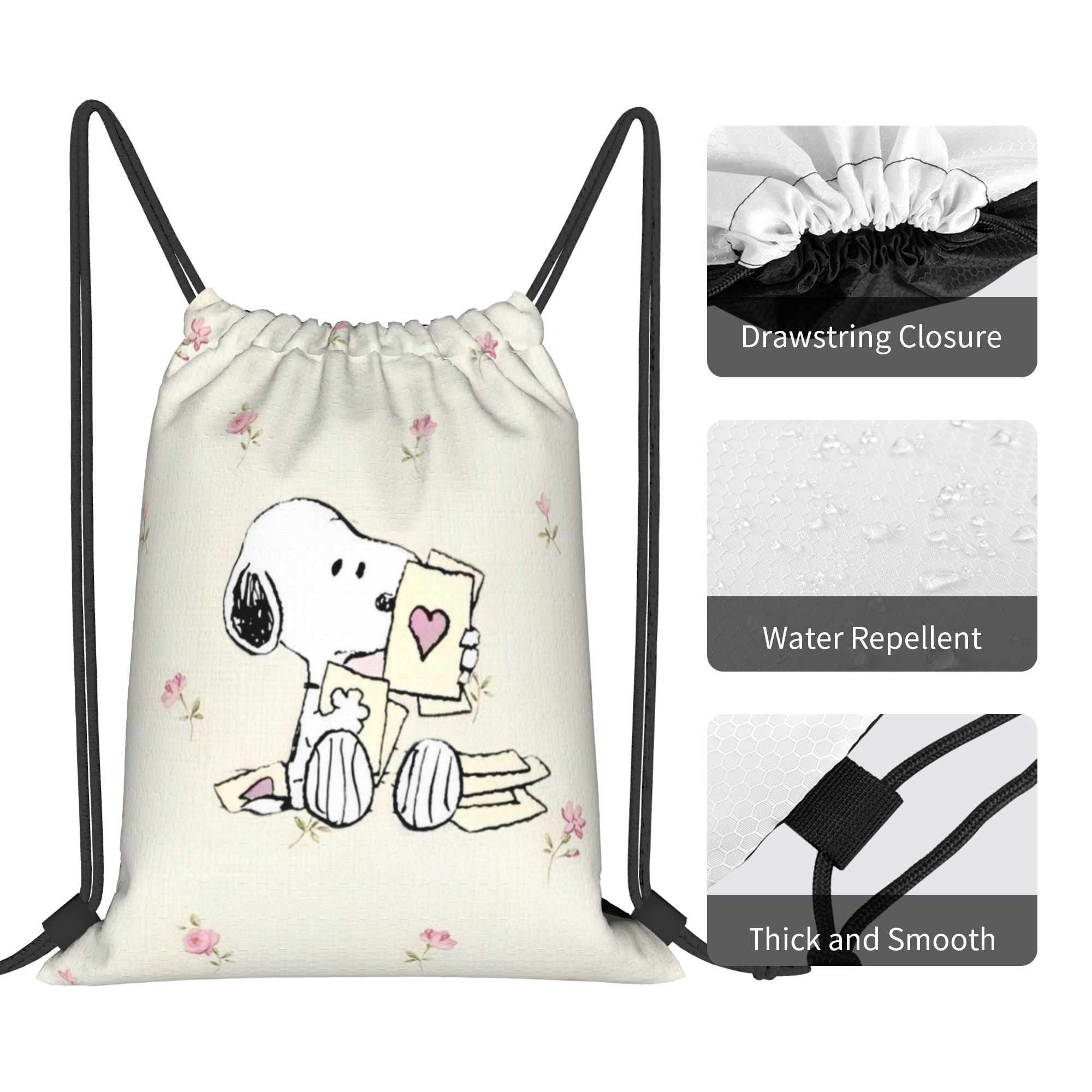 S-Snoopys Loving Gesture Rucks – Drawstring Gym Bag Bewertung und Preis