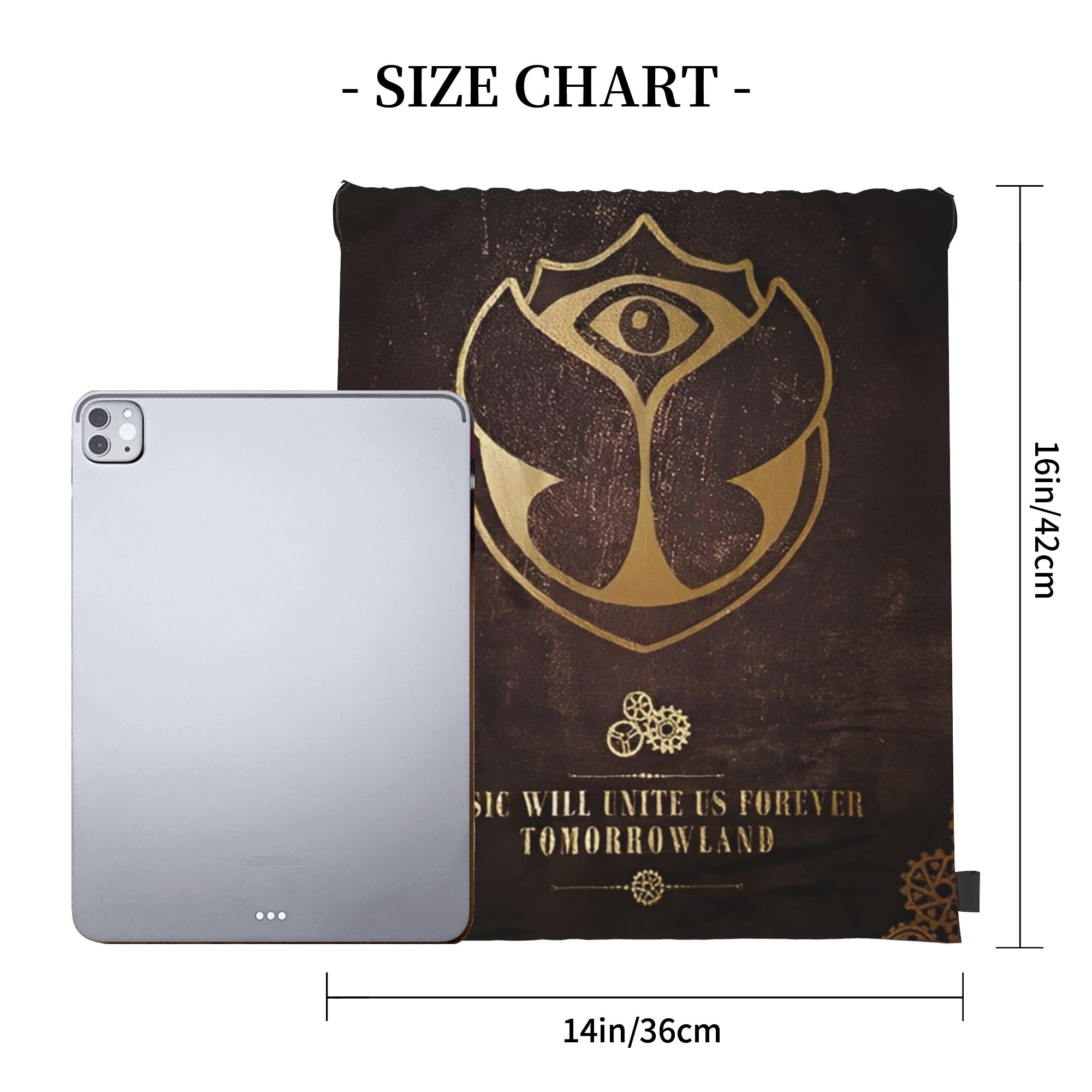 Tomorrowlands Turnbeutel mit K – Drawstring Gym Bag Bewertung und Preis
