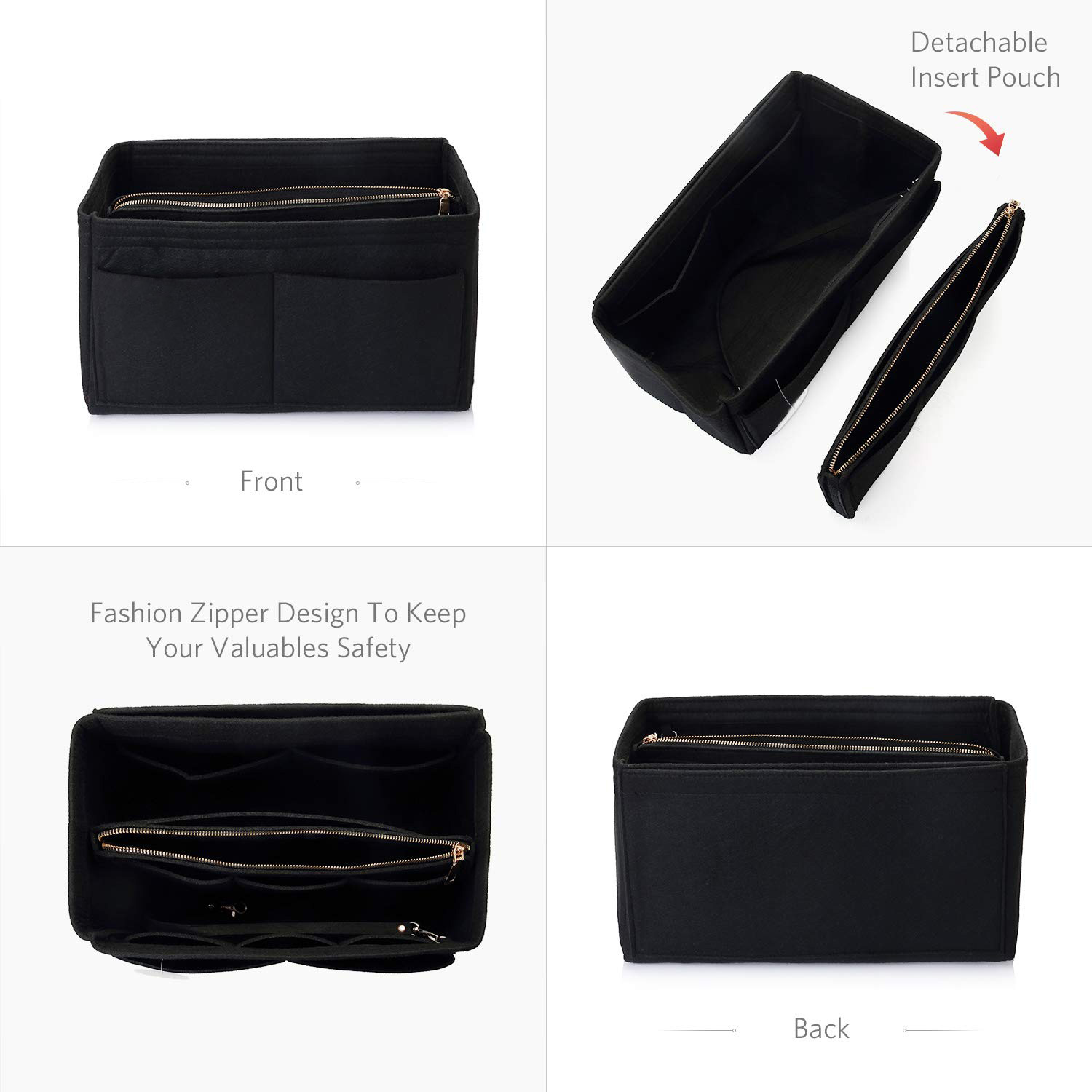 Filz-Geldbörsen-Organizer-Eins – Backpack Insert Organizer Bewertung und Preis